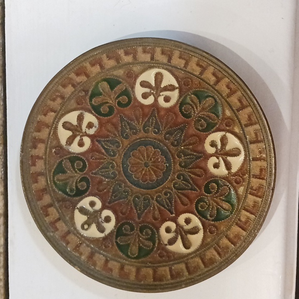 GREEK HANDMADE WALL ART PLAQUE OR DISH
